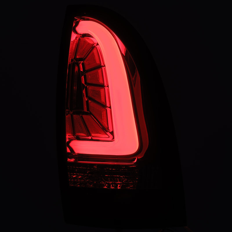 AlphaRex 05-15 Toyota Tacoma PRO-Series LED Tail Lights Jet Black 680030 *Discontinued