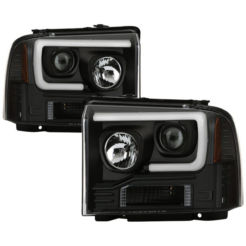 Spyder 05-07 Ford F250/350/450 Super Duty Projector LED Black PRO-YD-FS05V2PL-BK 5087911
