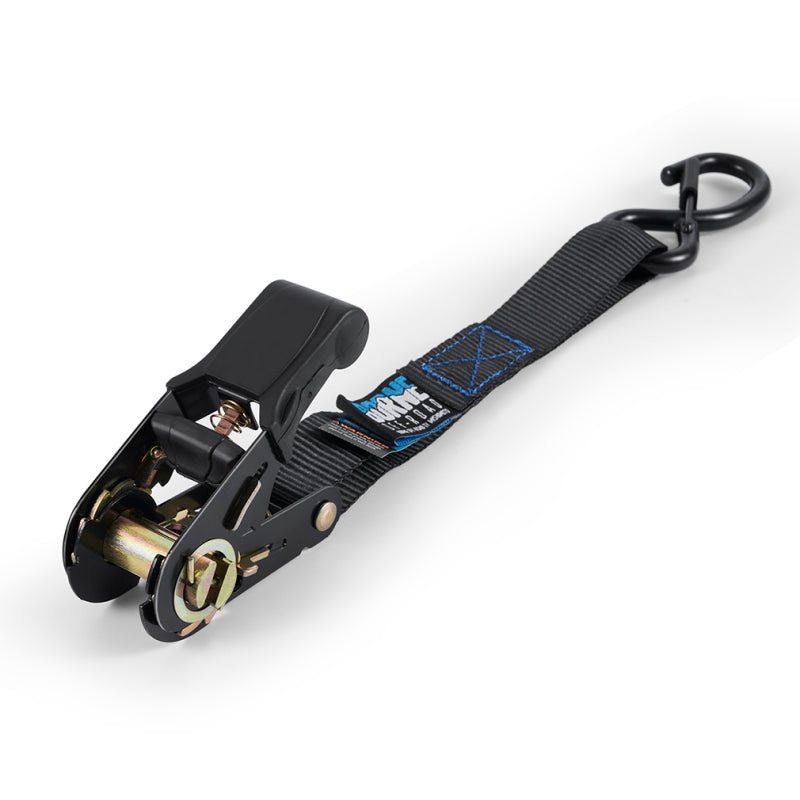 Borne Off-Road Medium-Duty Ratchet Tie-Down Kit (4-Pack) Black BNRTC-TDMD-4BK