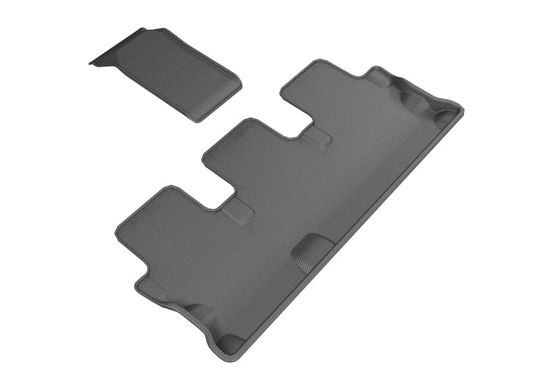 3D MAXpider 2014-2019 Toyota Highlander Kagu 3rd Row Floormats - Black L1TY18231509