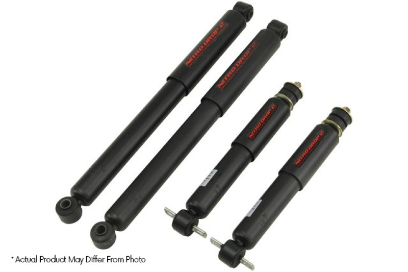 Belltech SHOCK SET NITRO DROP 2 88-94 Chevy / GMC C1500 / C2500 2WD 9137
