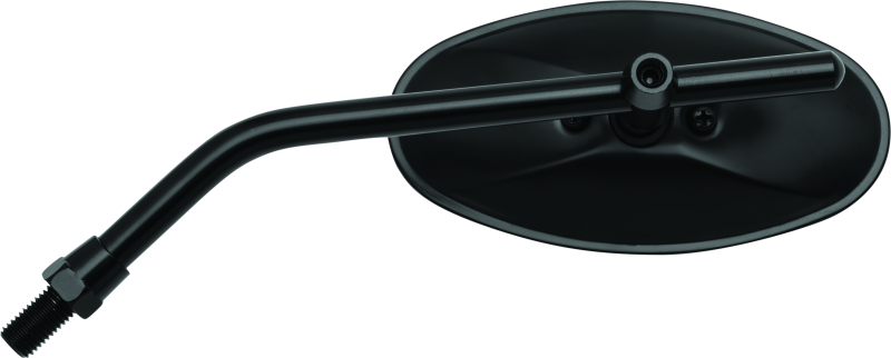 BikeMaster Adjustable Oval Mirror 10mm - Each - Black 600805