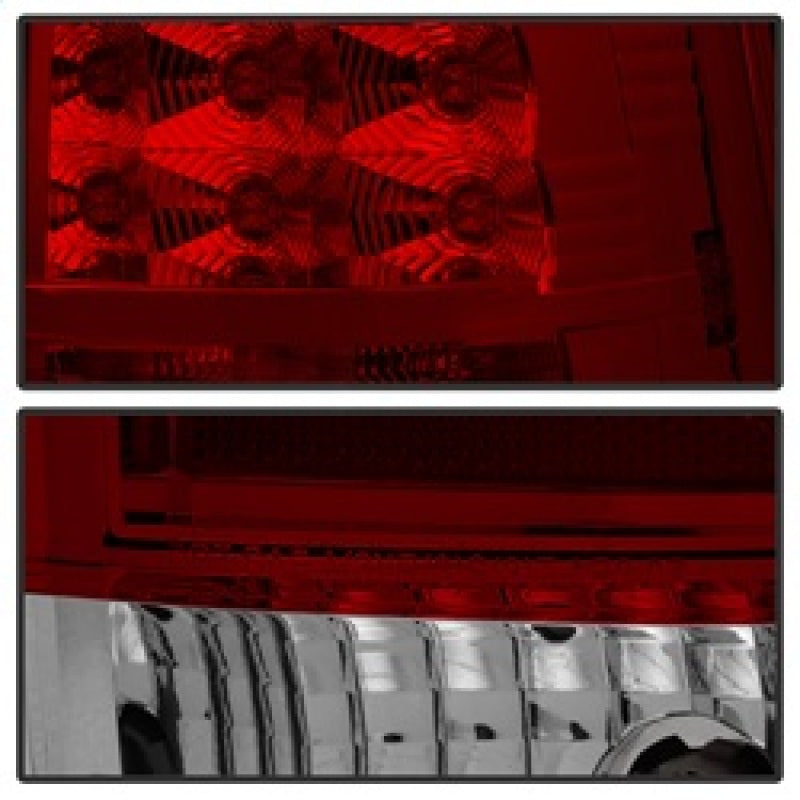 Spyder Chevy Avalanche 07-13 LED Tail Lights Red Clear ALT-YD-CAV07-LED-RC 5032478