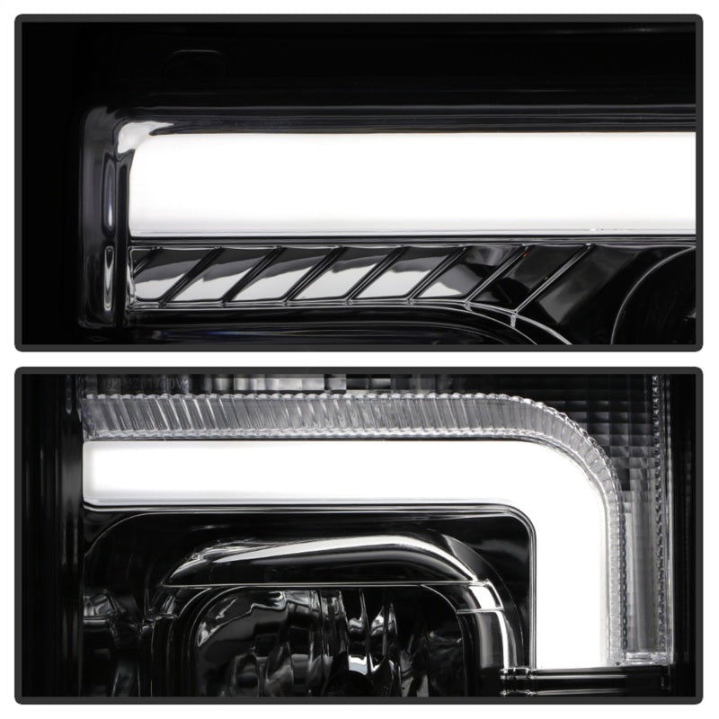 Spyder 17-18 Ford F250/F350/F450 Halogen Model Only -White Light Bar- Chrome- PRO-YD-FS17HALSI-C 5087843