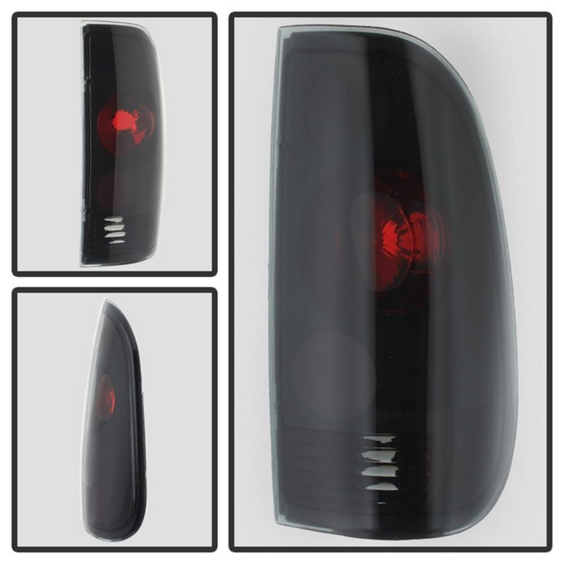 Spyder Ford F150 Styleside 97-03/F250/350/450/550 Euro Style Tail Lights Blk Smke ALT-YD-FF15097-BSM 5078162