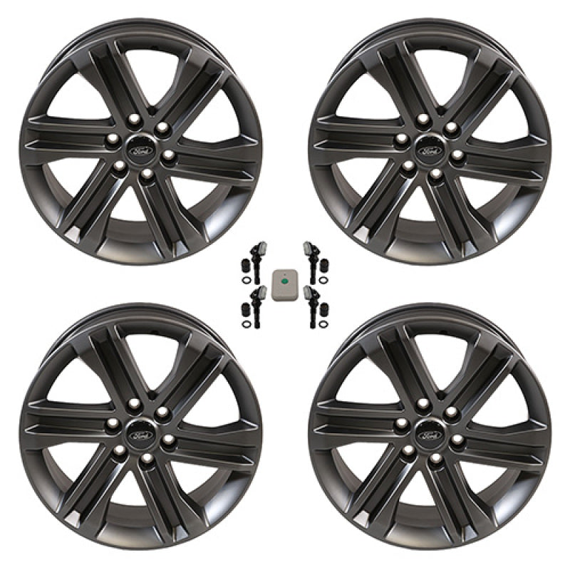 Ford Racing 2024+ Ford F-150 20in x 8.5in Dark Alloy Wheel Kit M-1007K-S2085F15A