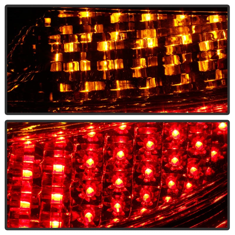 SPYDER Xtune Porsche 911 996 ( Non 4S. Turbo. GT3 ) 99-04 LED Tail Lights Red Clear ALT-ON-P99699-LED-RC 5013132