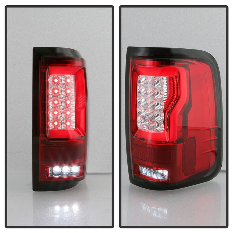 Spyder Ford F150 04-08 Styleside Tail Light V2 - LED - Red Clear ALT-YD-FF15004V2-LBLED-RC 5084194