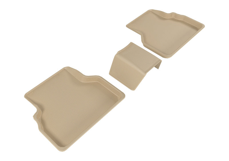3D MAXpider 2015-2018 Audi Q3 Kagu 2nd Row Floormats - Tan L1AD03921502