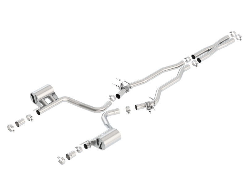 Borla 2015 Dodge Challenger SRT/392 Hemi 6.4L V8 ATAK Catback Exhaust w/ Valves Factory Bezel 140641