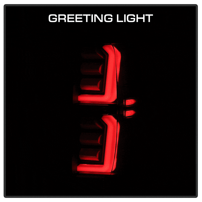SPYDER 19-20 GMC Sierra 1500 (w/o Factory LED) LED Tail Lights - Black Smoke (ALT-YD-GS19-GRLED-BSM) 5089458