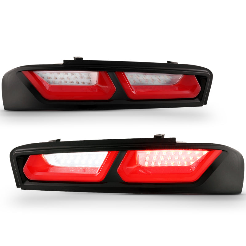 ANZO 2016-2018 Chevrolet Camaro L.E.D T.L Red/Clear 321349