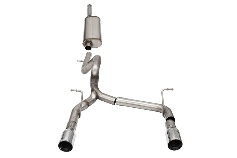Corsa 18-21 Jeep Wrangler JLU 3.6L 2.75in Sport Cat-Back Exhaust w/ 4in Tips 21124