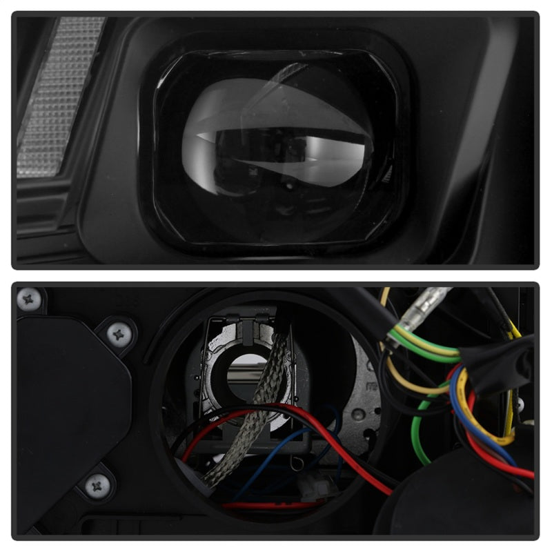 Spyder 13-16 Audi A4/S4 HID Model Only Projector Headlights - Black PRO-YD-AA413HIDSI-BK 5088338