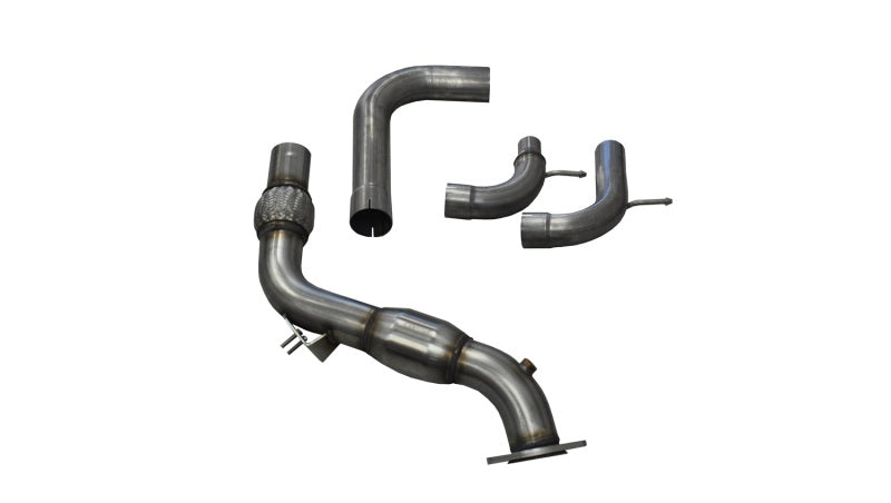 Corsa Performance 15-16 Ford Mustang 3in Downpipe with 200 Cell Catalytic Converter