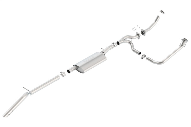 Borla 12-15 Jeep Wrangler 3.6L V6 Auto/Manual Trans Turndown Tip Dual Left Rear Exit Exhaust 140634