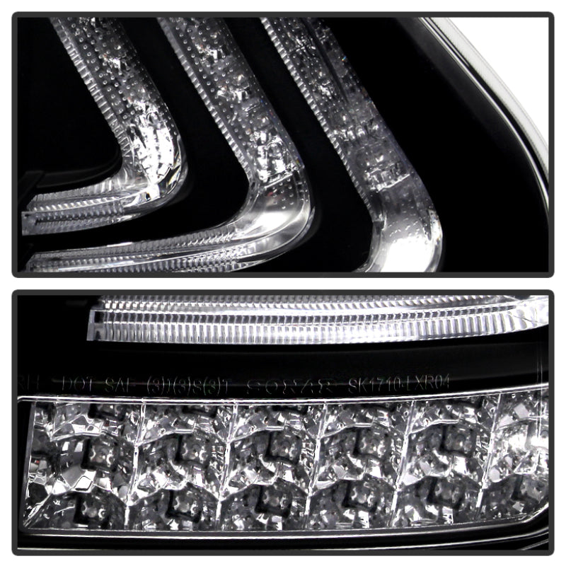 Spyder Lexus RX330/RX350 04-09 LED Tail Lights Black ALT-YD-LRX04-LED-BK 5080837
