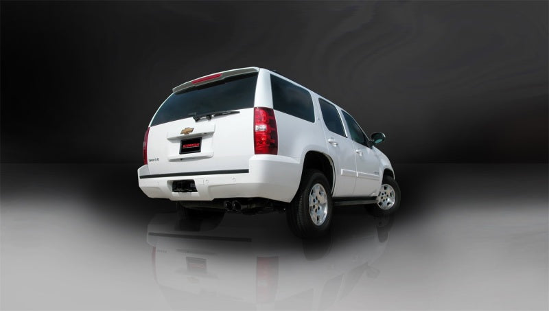 Corsa Performance 07-08 Chevrolet Tahoe 5.3L V8 Black Sport Cat-Back Exhaust
