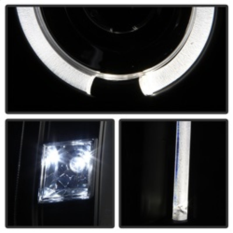 Spyder GMC Yukon 07-14/GMC Yukon Denali 07-14Projector Headlights LED Halo LED Blk PRO-YD-GY07-HL-BK 5029331