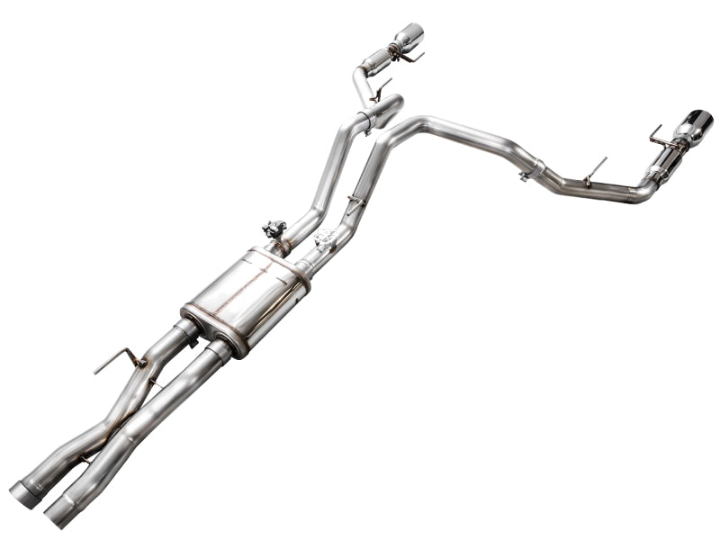 AWE Tuning AWE Gen 3 Raptor SwitchPath Exhaust  - Chrome Silver Tips 3025-32356