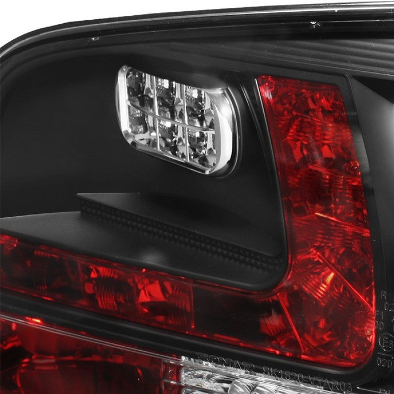 Spyder Volkswagen Touareg 03-07 LED Tail Lights Black ALT-YD-VTOU04-LED-BK 5042699