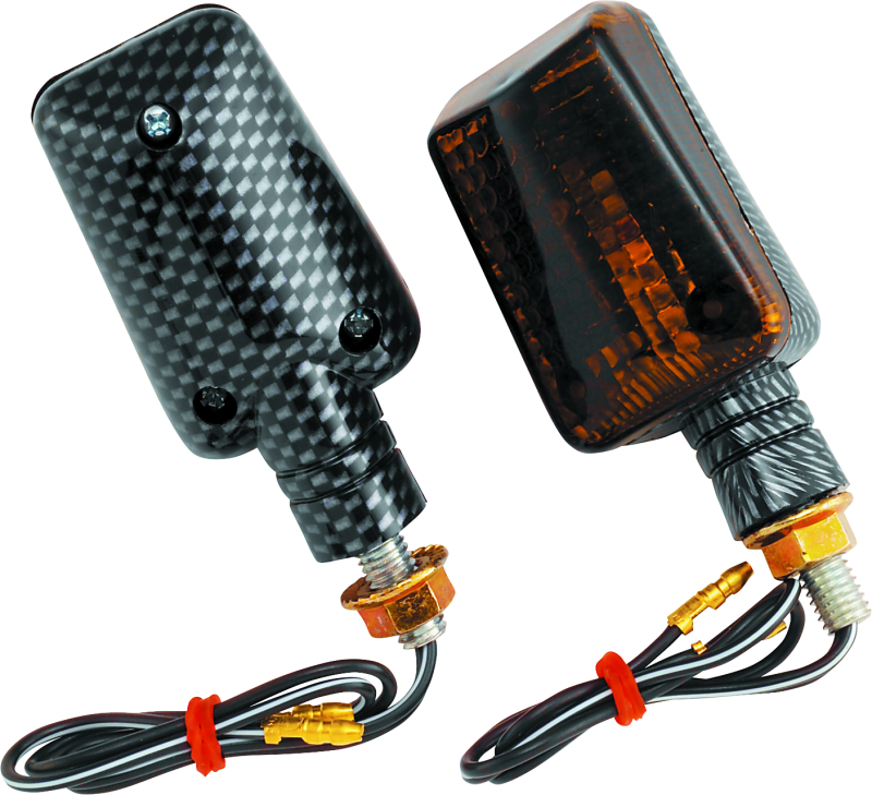 BikeMaster Universal Ministalk Marker Light - Carbon/Smoke 268040