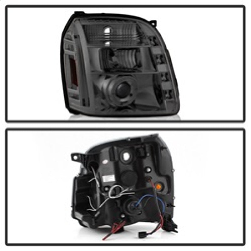 Spyder GMC Yukon 07-14/Yukon Denali 07-14 Projector Headlights LED Halo LED Smke PRO-YD-GY07-HL-SM 5029348