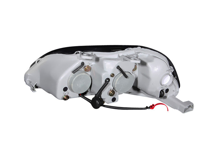 Anzo 1996-1998 Honda Civic Projector Headlights w/ Halo Black