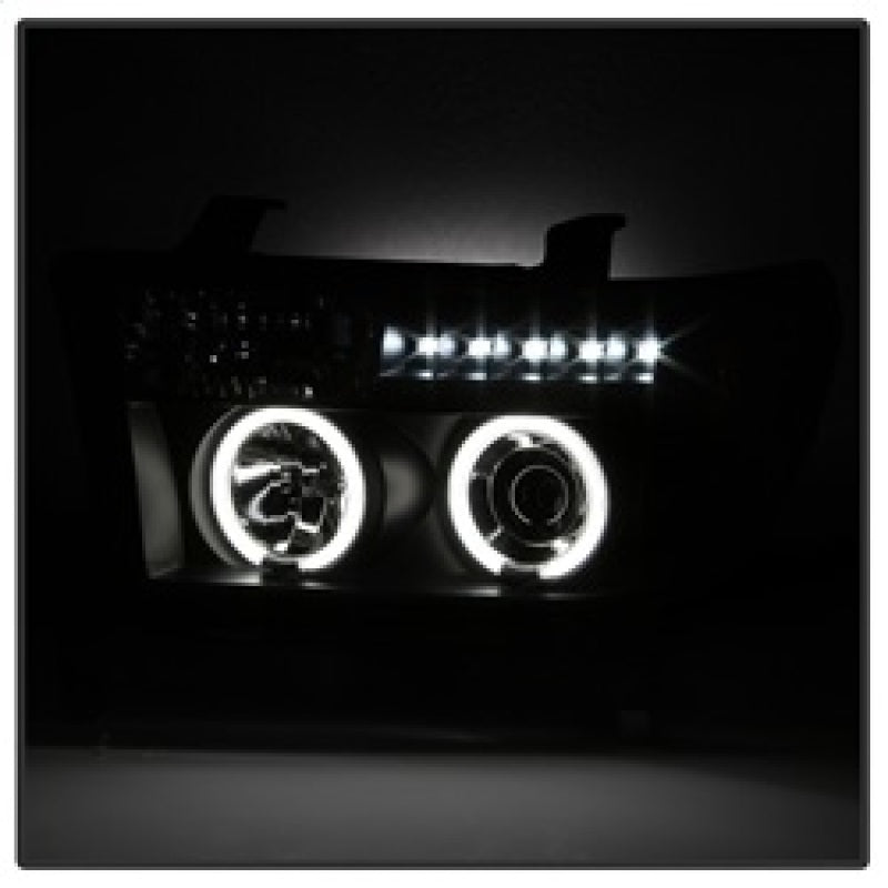 Spyder Toyota Tundra 07-13 Projector Headlights CCFL Halo LED Blk PRO-YD-TTU07-CCFL-BK 5030306