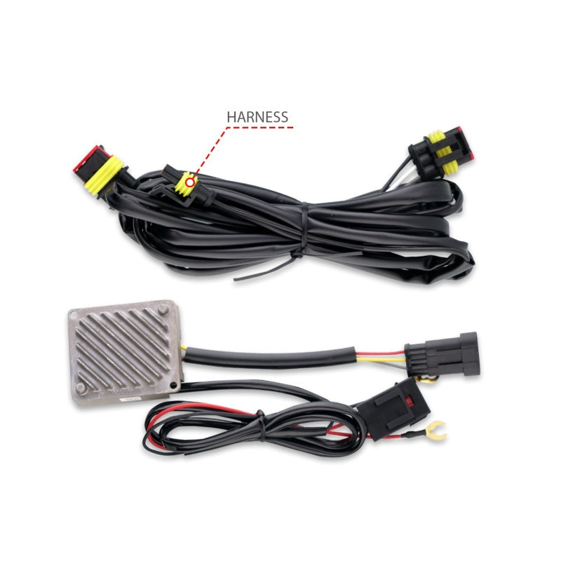 ANZO 19-22 Chevrolet Silverado 1500 LED Proj HL w/Lgt Bar SwBk Seq. Blk w/In. Light - Driver Side ON 111566-L