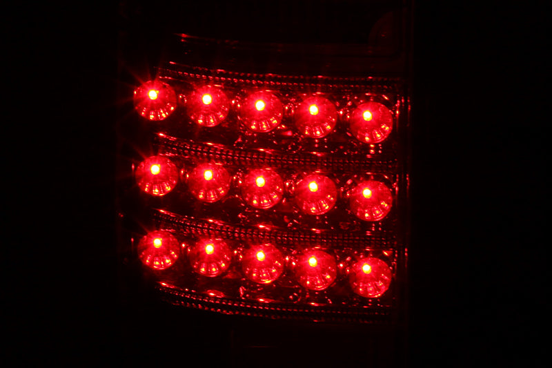 Anzo 1991-1997 Toyota Land Cruiser Fj LED Taillights Red/Clear