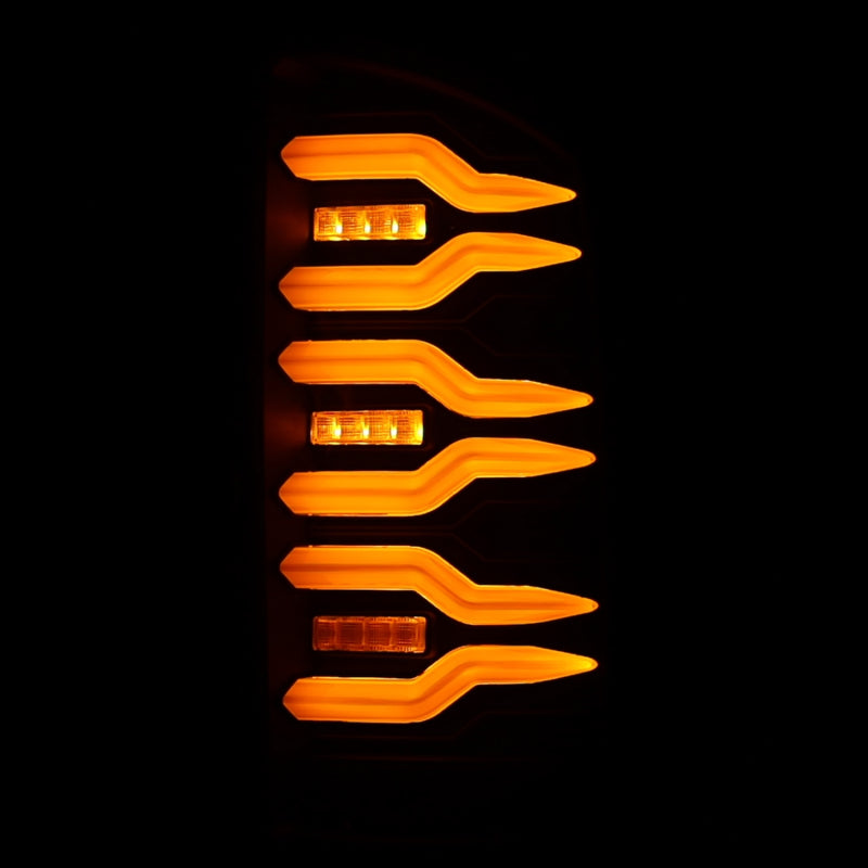 AlphaRex 02-06 Dodge Ram 1500/03-06 Dodge Ram 2500+3500 Luxx-Series LED Tail Lights (Pair) Black 641010 *Discontinued