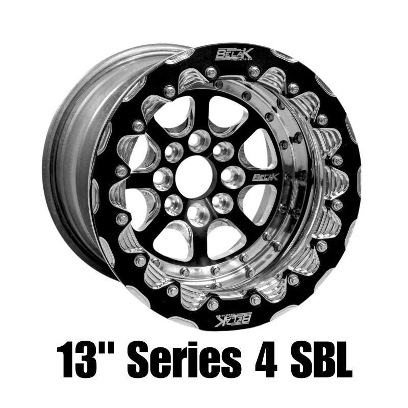 Belak Wheels Belak 13x10 / 5in BS / 5x114.3 BP / High Pad / Series 4 Wheel- Single Beadlock (Small Brake Kit Req) 13105114S45BS-SBL