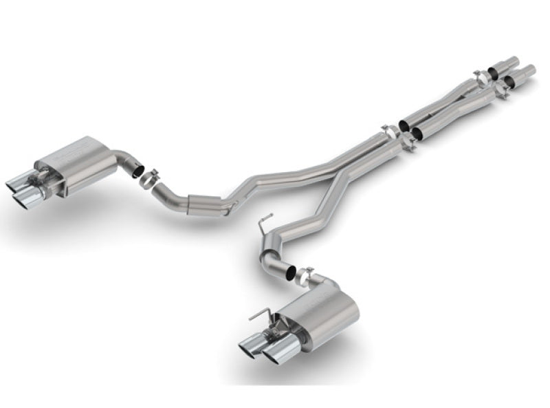 Borla 2018 Ford Mustang GT 5.0L AT/MT 3in S-Type Catback Exhaust w/ Valves 140742