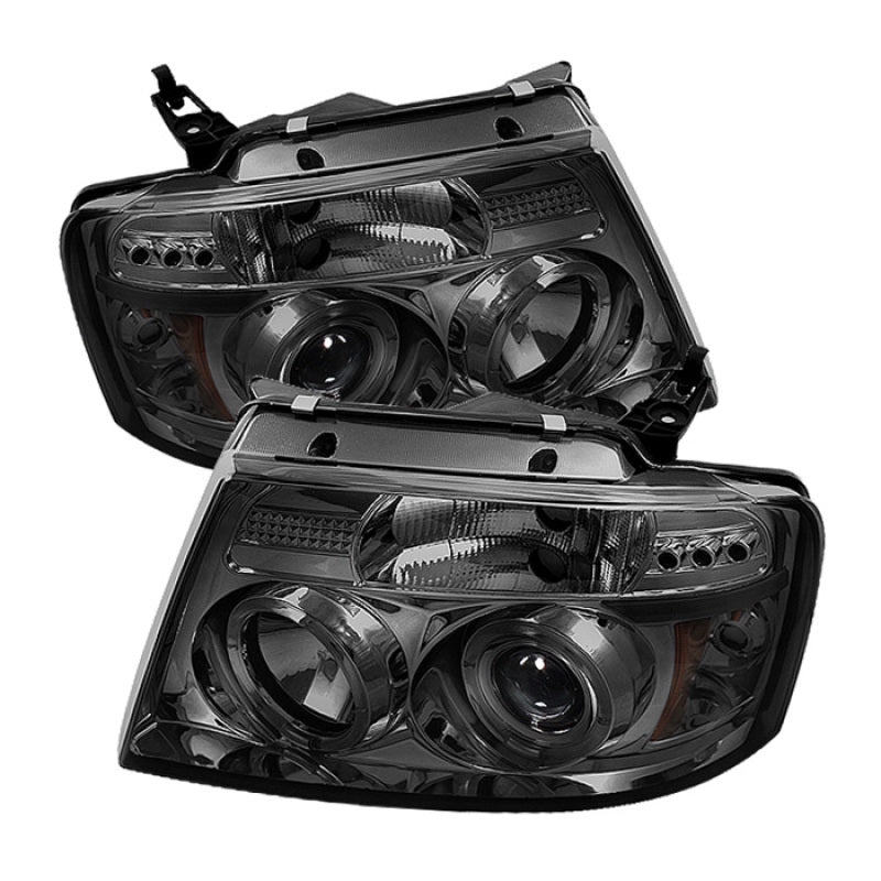 Spyder Ford F150 04-08 Projector Headlights Version 2 LED Halo LED Smke PRO-YD-FF15004-HL-G2-SM 5010223
