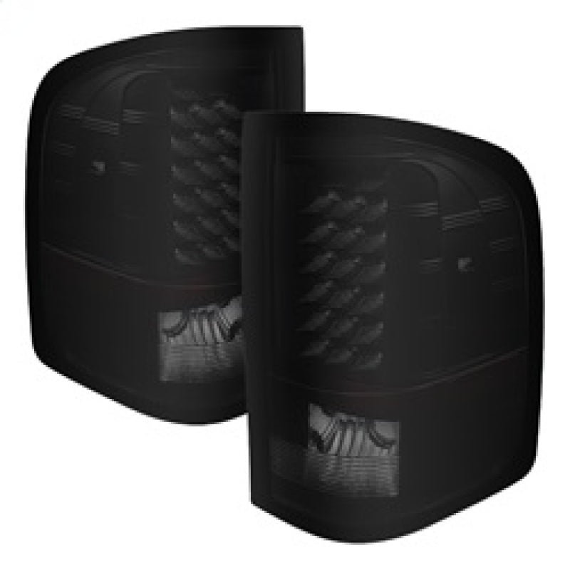 SPYDER Xtune Chevy Silverado 07-13 LED Tail Lights Black Smoke ALT-JH-CS07-LED-BKSM 5077493