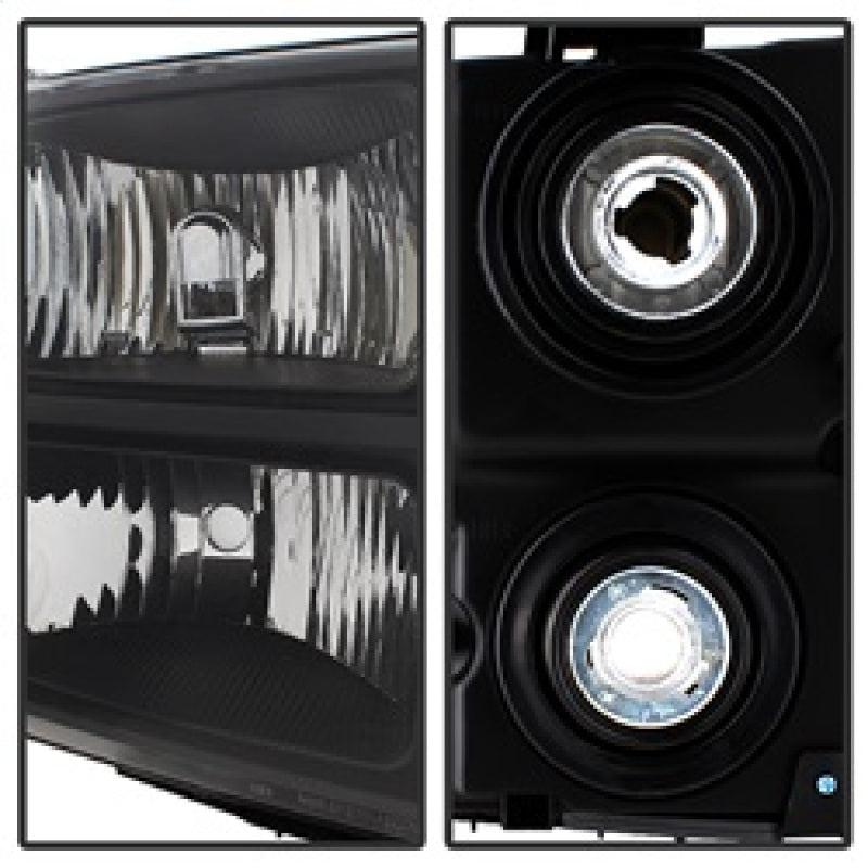 SPYDER Xtune GMC Sierra 07-13 Crystal Headlights Black HD-JH-GSIE07-AM-BK 9034749