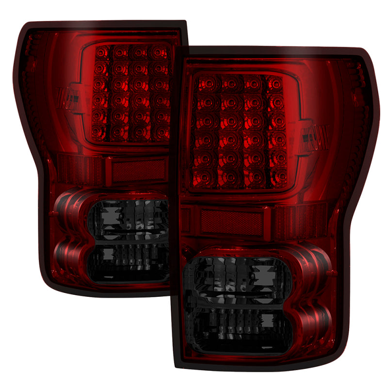 SPYDER Xtune Toyota Tundra 07-13 LED Tail Lights Red Smoke ALT-ON-TTU07-LED-RS 5012005