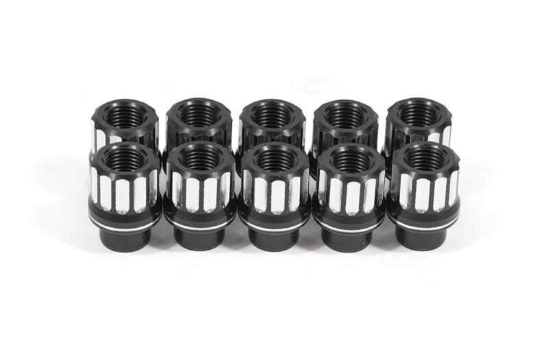 BMR Suspension BMR 05-14 Ford Mustang Lug Nut Kit 5/8-18 RH Flange 12-pt Aluminum Set of 10 LNK007