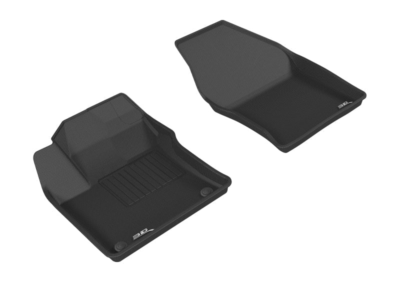 3D MAXpider 2016-2020 Toyota Prius/Prius Prime Kagu 1st Row Floormat - Black L1TY20911509