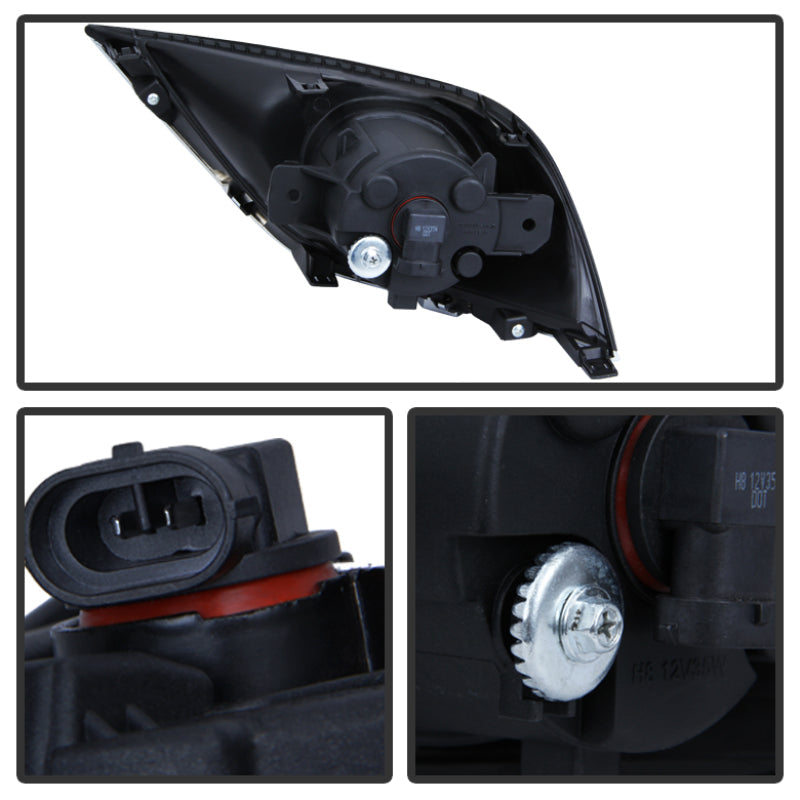 Spyder Nissan versa 2015+ OEM Fog Lights w/Switch Clear FL-NV2015-C 5080240