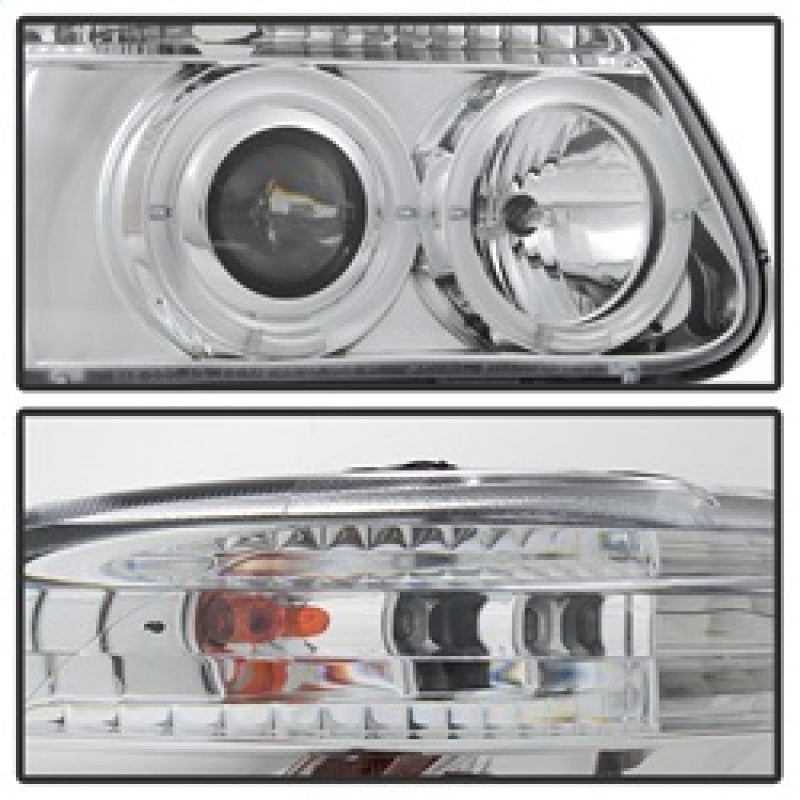 Spyder Ford Explorer 95-01 1PC Projector Headlights LED Halo Chrm PRO-YD-FEXP95-HL-1PC-C 5010148