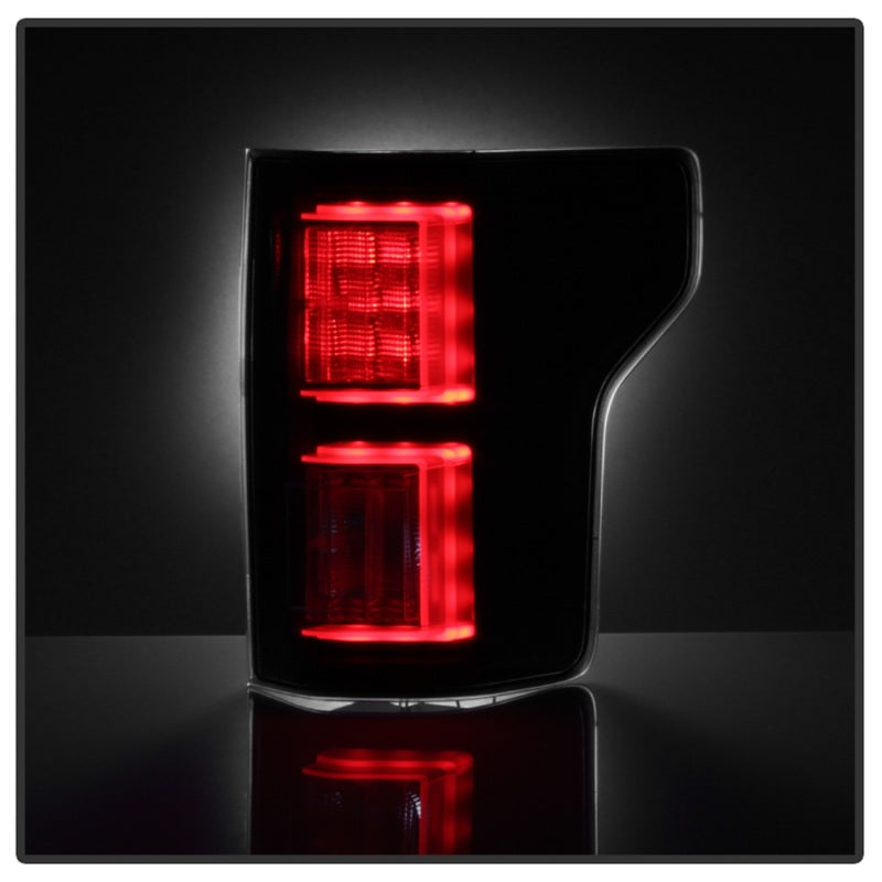 Spyder 18-19 Ford F-150 (w/Blind Spot Sensor) LED Tail Lights - Black (ALT-YD-FF15018-LED-BK) 5085689