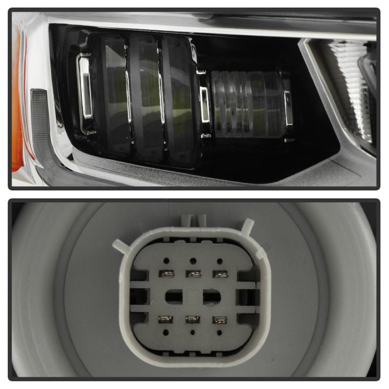 SPYDER 18-21 Chevy Traverse Full LED (Signal / Side Marker Halogen) Headlight - OE Right 9956270