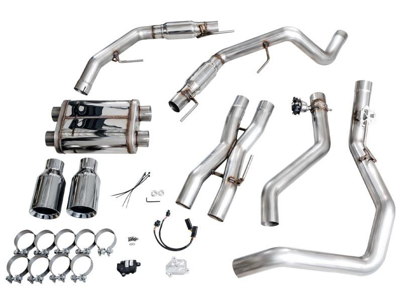 AWE Tuning AWE Gen 3 Raptor SwitchPath Exhaust  - Chrome Silver Tips 3025-32356