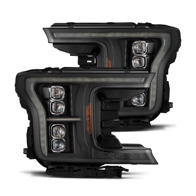 AlphaRex 18-20 Ford F-150 NOVA LED Proj Headlight  Blk (14th Gen G2 Style) 880248 *Discontinued