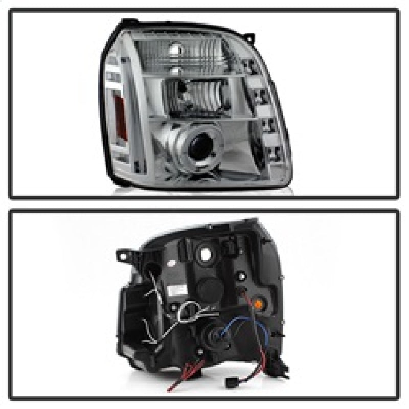 Spyder GMC Yukon 07-14/GMC Yukon XL 07-14 Projector Headlights LED Halo LED Chrome PRO-YD-GY07-HL-C 5029324