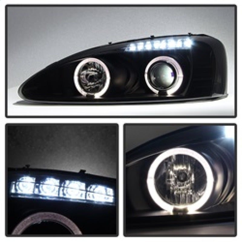 Spyder Pontiac Grand Prix 04-08 Projector Headlights LED Halo LED Blk Smke PRO-YD-PGP04-HL-BSM 5078629