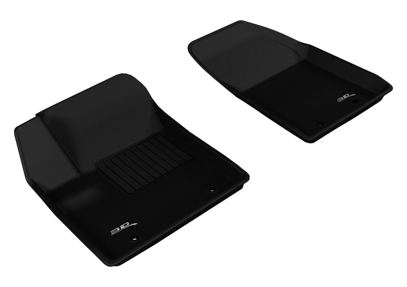 3D MAXpider 2012-2014 Chrysler/Dodge 200/Avenger Kagu 1st Row Floormat - Black L1CY00211509