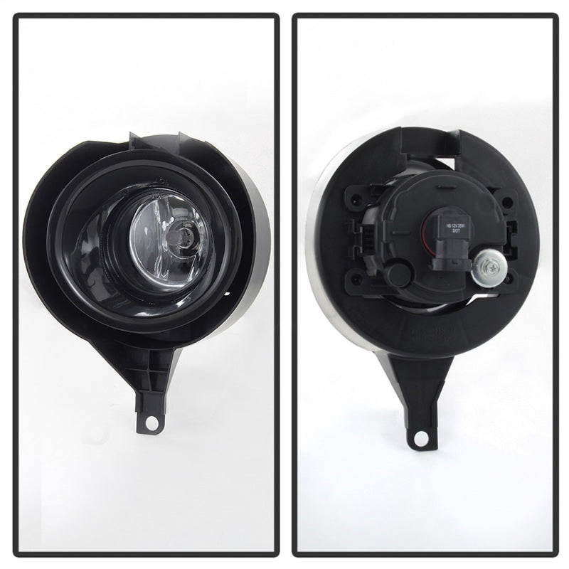 Spyder 05-16 Nissan Frontier Metal Chrome Bumper ONLY OEM Fog Lights w/Switch - Clear (FL-NF05-M-C) 5084972